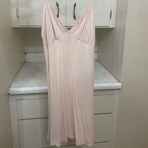 Dusty rose slip dress
